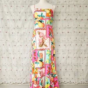 Floral Patchwork Maxi Dress